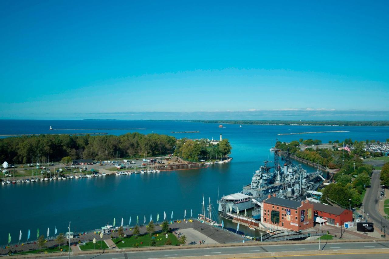 Buffalo Marriott At Lecom Harborcenter Exterior foto
